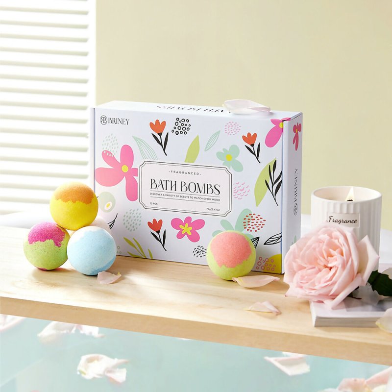 12Pcs DIY Three - Layered Bath Bombs - Bath Bomb - British D'sire
