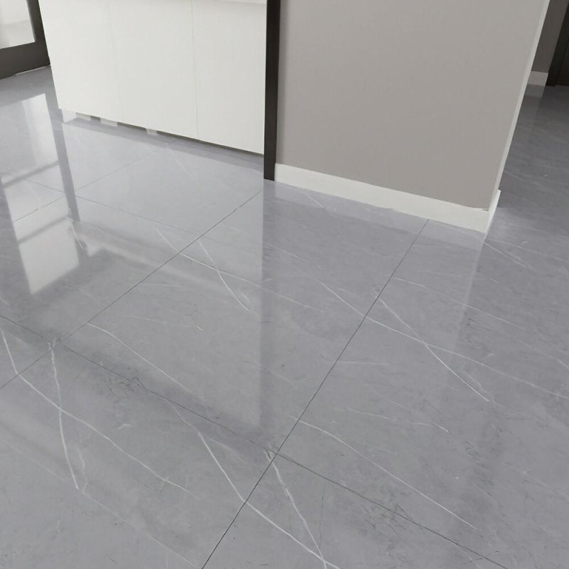 12Pcs Grey Marble Texture Floor Tiles Self Adhesive Vinyl Flooring Secondary image