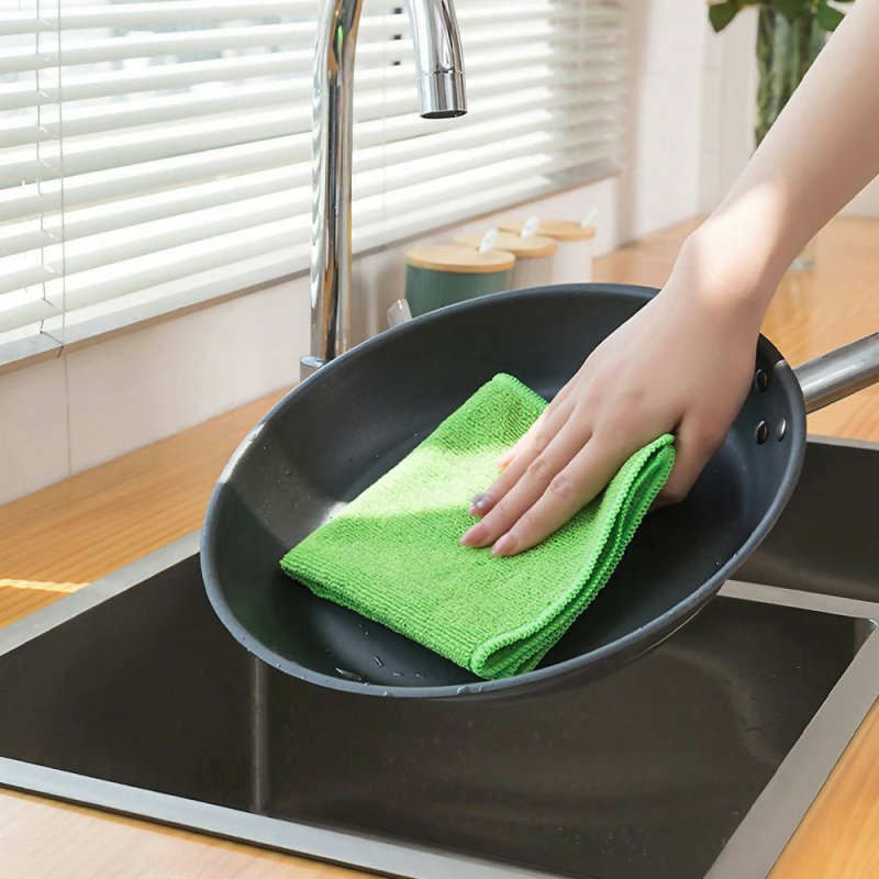 12PCS Kitchen Microfibers Cotton Dishcloth - Dishcloth - British D'sire