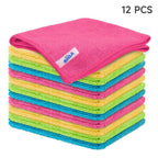 12PCS Kitchen Microfibers Cotton Dishcloth - Dishcloth - British D'sire