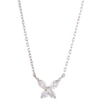 925 Sterling Silver Butterfly Pendant Necklace Nichestar
