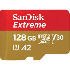 SanDisk 128GB Extreme UHS-I MicroSDXC Memory Card