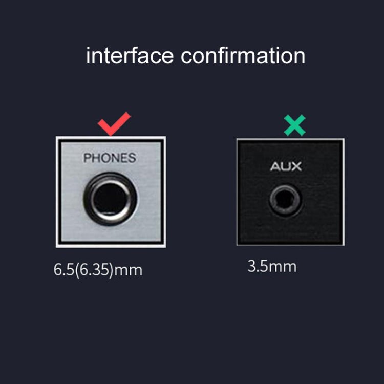 1.5m JINGHUA 6.5mm Audio Cable Male to Male Microphone Instrument Tuning Cable - British D'sire