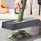 16 in 1 Vegetable Chopper, Salad Fruit Vegetable Food Chopper Slicer Peeler - British D'sire