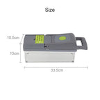 16 in 1 Vegetable Chopper, Salad Fruit Vegetable Food Chopper Slicer Peeler - British D'sire