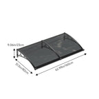 (160*80cm) Outdoor Door Window Awning Canopy - Awning Canopy - British D'sire