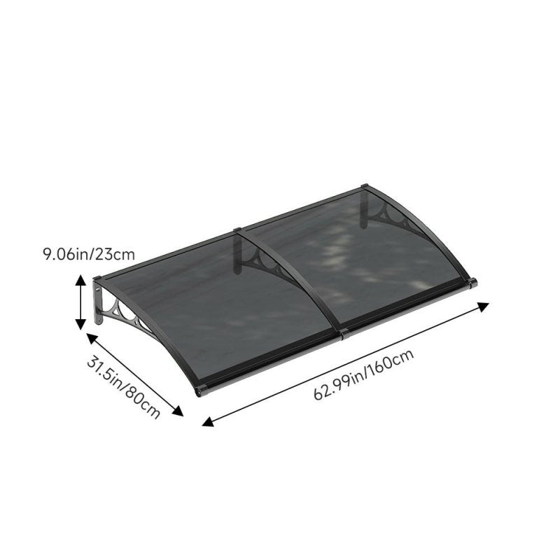 (160*80cm) Outdoor Door Window Awning Canopy - Awning Canopy - British D'sire