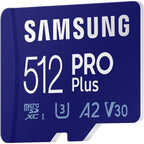 Samsung 512GB PRO Plus UHS-I microSDXC Memory Card