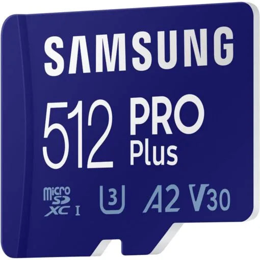 Samsung 512GB PRO Plus UHS-I microSDXC Memory Card