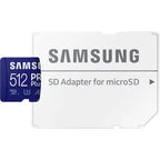 Samsung 512GB PRO Plus UHS-I microSDXC Memory Card