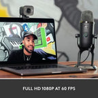 Logitech StreamCam Full HD Webcam – 1080p 60fps USB-C – Graphite