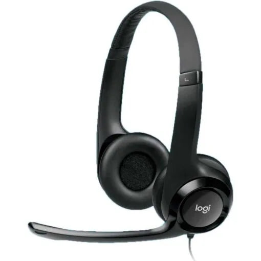 Logitech H390 USB Headset with Noise-Cancelling Mic (Black)
