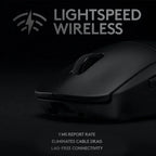 Logitech G PRO Wireless Gaming Mouse – HERO 25K – Black