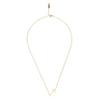 14K gold necklace | Gold Plated Cross Pendant Necklace Nichestar