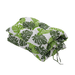 170cm L x 48cm W Banana Leaf Print Button Tufted Lounge Cushion Beach Chair Seat Cushion - Sun Lounger Cushion - British D'sire