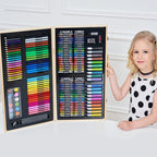 180 in 1 Painting Wooden Box Colorful Pen Set Art School Supplies For Children - British D'sire