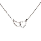 Double Heart Name Necklace Maiden-Art