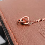Double Heart Name Necklace Maiden-Art