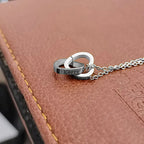 Double Heart Name Necklace Maiden-Art