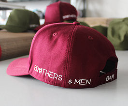 Brothers and Men Burgundy Cap