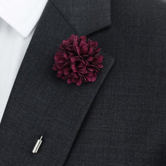 Flower Bunch Lapel Pin, Purple Rain