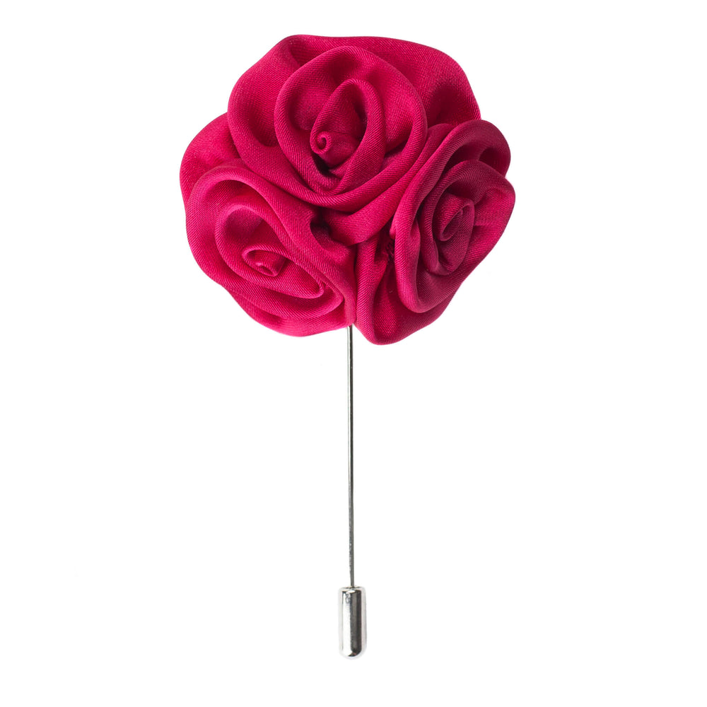 silk lapel pin flower, silk button hole flower