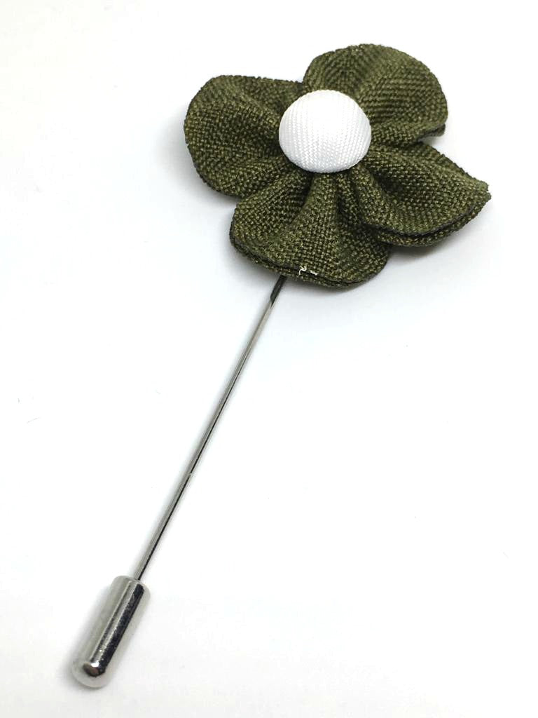 Poppy Lapel Pin, Green Secondary image