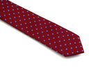 Burgundy Silk-Jacquard Tie