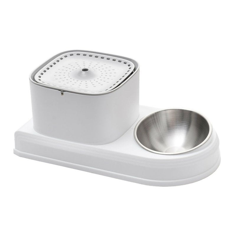 2 - in - 1 Pet Feeder, Grey - Pet Feeder - British D'sire Main image