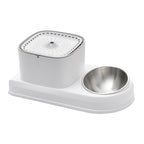 2 - in - 1 Pet Feeder, Grey - Pet Feeder - British D'sire