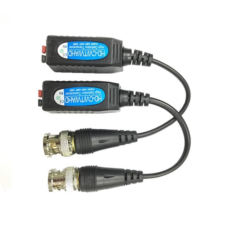 2 PCS Anpwoo 200TC Screwless-type Video Balun HD-CVI/AHD/TVI 1CH Passive Transceiver - British D'sire