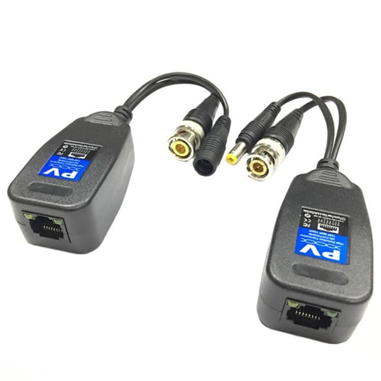 2 PCS Anpwoo 205PV 2 in 1 Power + Video Balun HD-CVI/AHD/CVI Passive Twisted Transceiver - British D'sire Main image