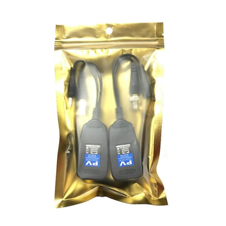 2 PCS Anpwoo 205PV 2 in 1 Power + Video Balun HD-CVI/AHD/CVI Passive Twisted Transceiver - British D'sire