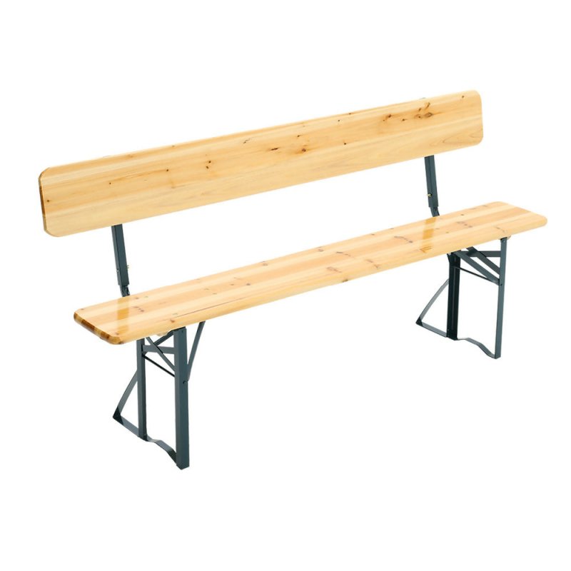 2 Pcs Contemporary Folding Wooden Garden Bench Outdoors - Garden Bench - British D'sire