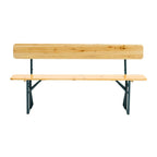 2 Pcs Contemporary Folding Wooden Garden Bench Outdoors - Garden Bench - British D'sire