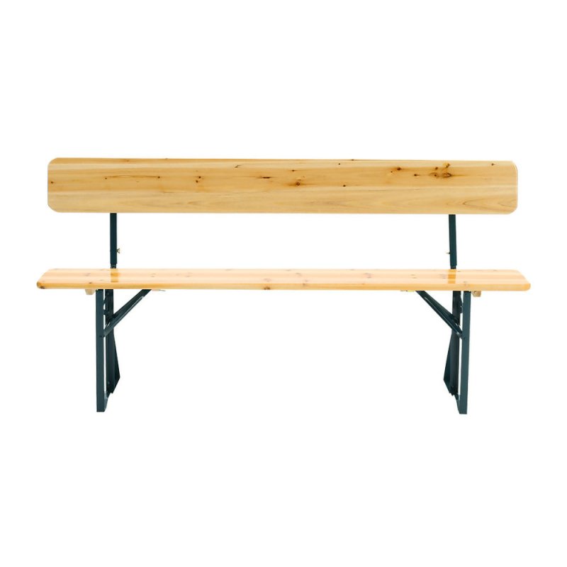 2 Pcs Contemporary Folding Wooden Garden Bench Outdoors - Garden Bench - British D'sire