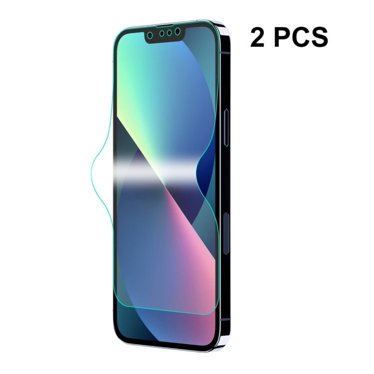 2 PCS ENKAY Full Glue Explosion - proof Hydrogel Film For iPhone 13 Pro Max - British D'sire
