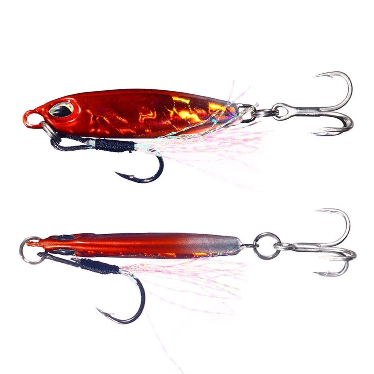 2 PCS HENGJIA Shore Casting Lead Fish Long-distance Casting Sinker Double Hook Lure, Size: 32g(4) - British D'sire Main image