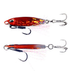 2 PCS HENGJIA Shore Casting Lead Fish Long-distance Casting Sinker Double Hook Lure, Size: 32g(4) - British D'sire