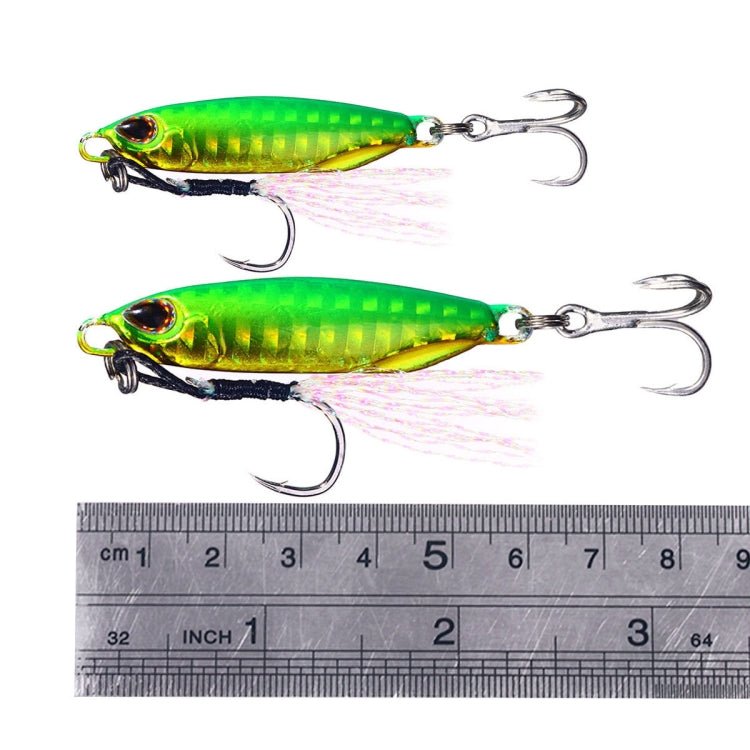 2 PCS HENGJIA Shore Casting Lead Fish Long-distance Casting Sinker Double Hook Lure, Size: 32g(4) - British D'sire