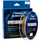 2 PCS PROBEROS 4 Edits 100M Strong Horse Fish Line, Line number: 8.0 / 80lb(Green) - British D'sire