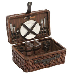 2 Person Romantic Fitted Picnic Hamper - Fitted Picnic Baskets - British D'sire