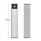 20cm Original Xiaomi Youpin YEELIGHT LED Smart Human Motion Sensor Light Bar Rechargeable Wardrobe Cabinet Corridor Wall Lamps(Silver) - British D'sire