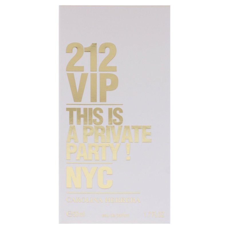 212 VIP by Carolina Herrera for Women - 1.7 oz EDP Spray - EDP Spray - British D'sire