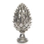 Tall Silver Pinecone Finial Decorative Artificial Stem