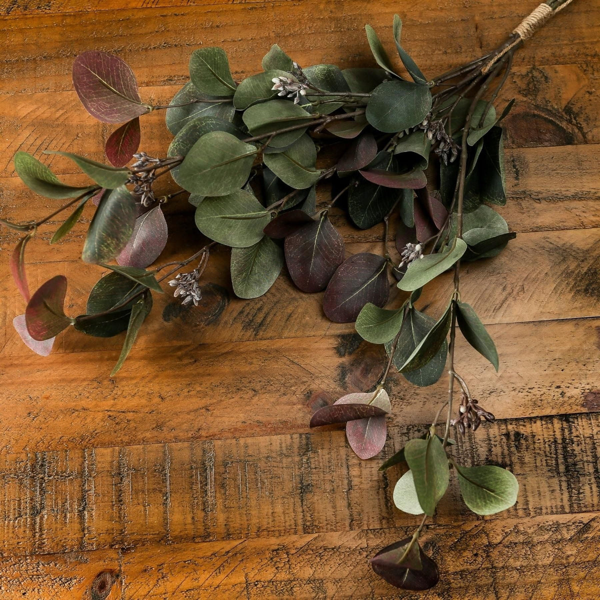 Variegated Eucalyptus Bouquet Artificial Flower Stem