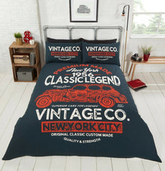 Classis Legend Car American Duvet Cover Set Classic Car Bedding Set