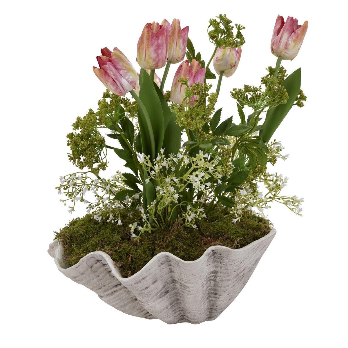 Large Ceramic Adele Shell Bowl Decorative Home Accessory