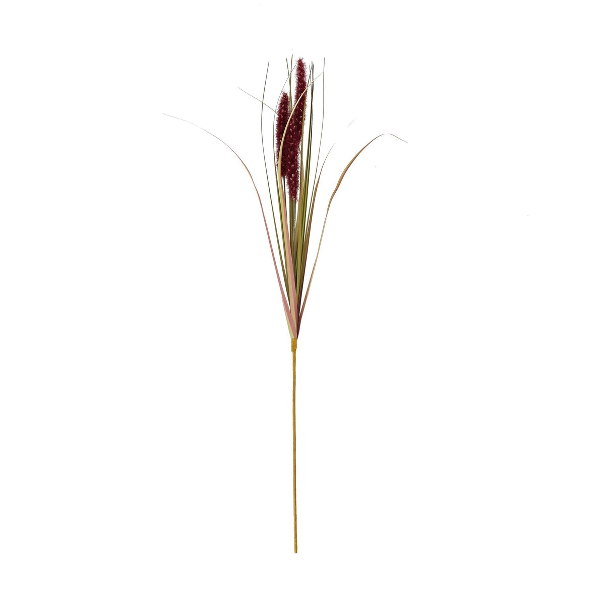 Ruby Triple Grass Stem Artificial Flower Stem
