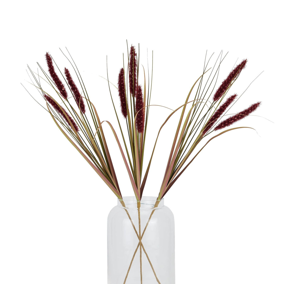 Ruby Triple Grass Stem Artificial Flower Stem